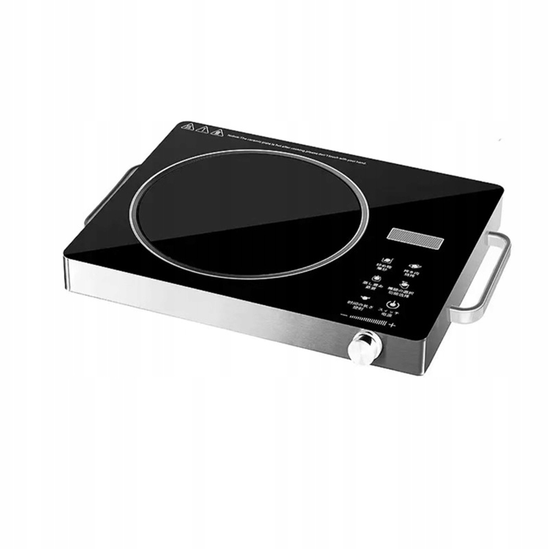 Płyta Grzewcza Elektryczna Jednopalnikowa Przenośna Turystyczna Mocna 2200W