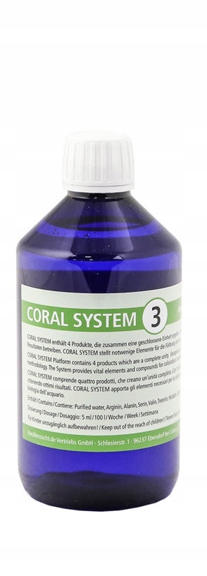 Levně Korallen-Zucht Coral System Aminokyseliny 3 1000 ml