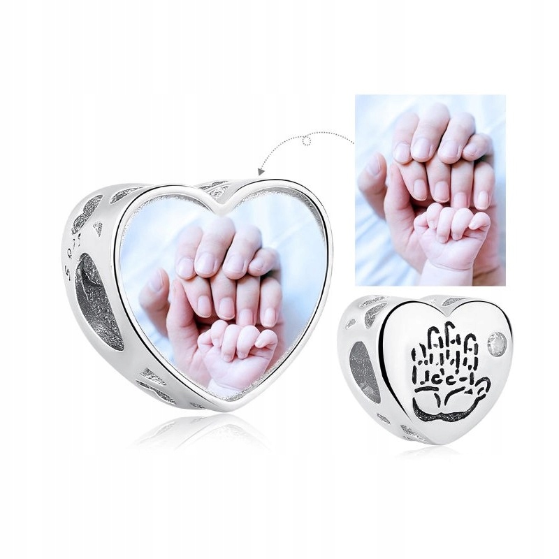 

Charms personalizowany dziecko narodziny zdjęcie