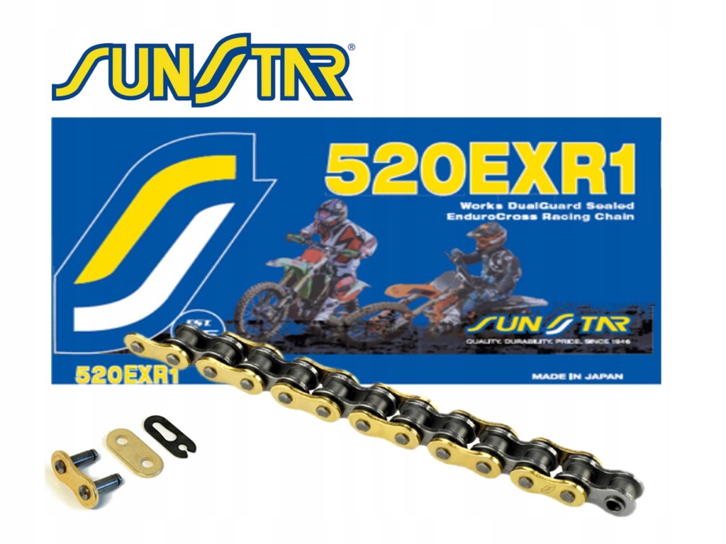 Sunstar Hnacia Reťaz 520EXR1-116G Enduro Do 450 CCM (dg Ring) Farba Zla