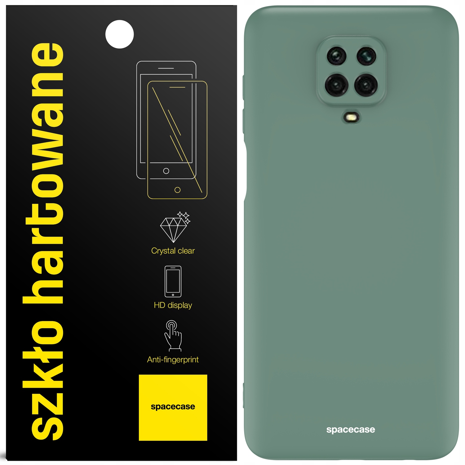 

Etui +szkło case silikonowe do Redmi Note 9S/9 Pro
