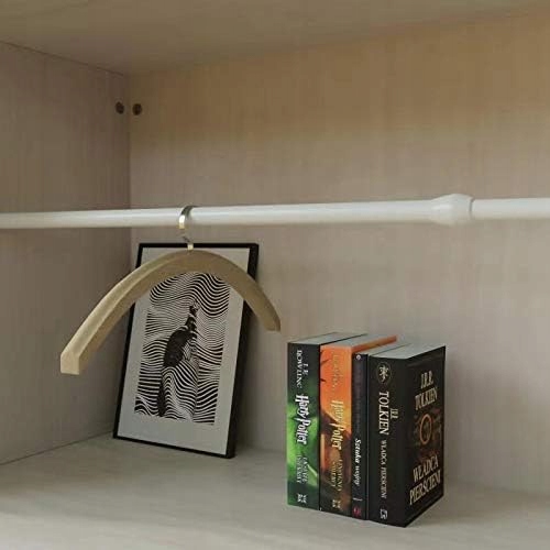 2x Mały Karnisz Drążek Teleskopowy do Firanki Zazdroski 43,5 - 70 cm Marka inna