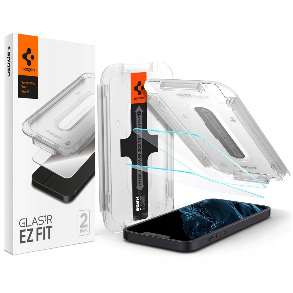 2x Szkło Spigen EZ Fit do iPhone 13 / 13 Pro