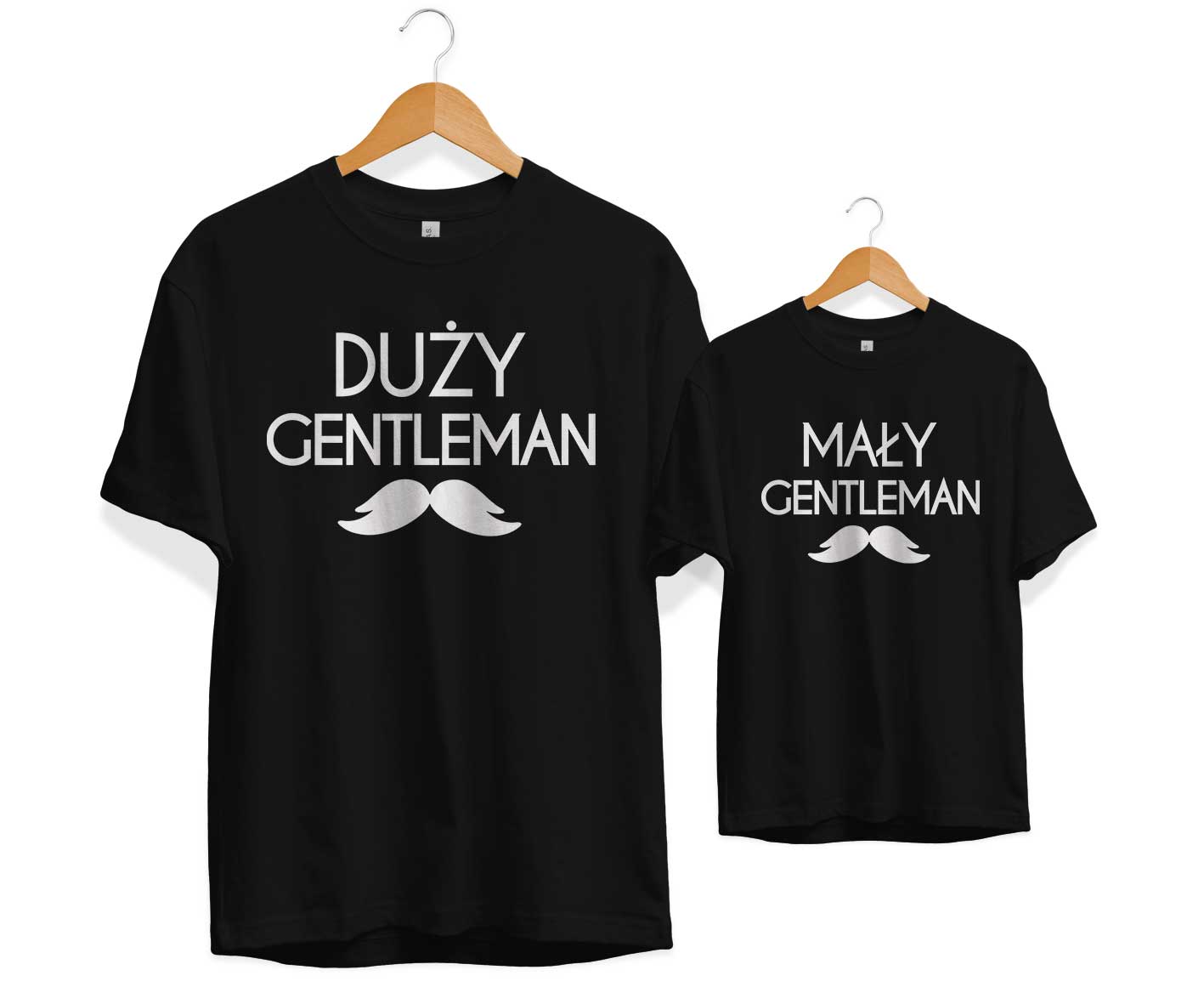 

Zestaw Koszulek Tata Syn Duży Mały Gentleman