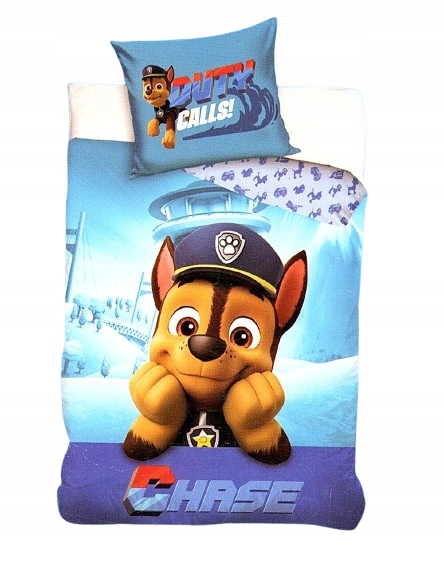 KOMPLET POŚCIELI BAWEŁNIANEJ PSI PATROL 160X200