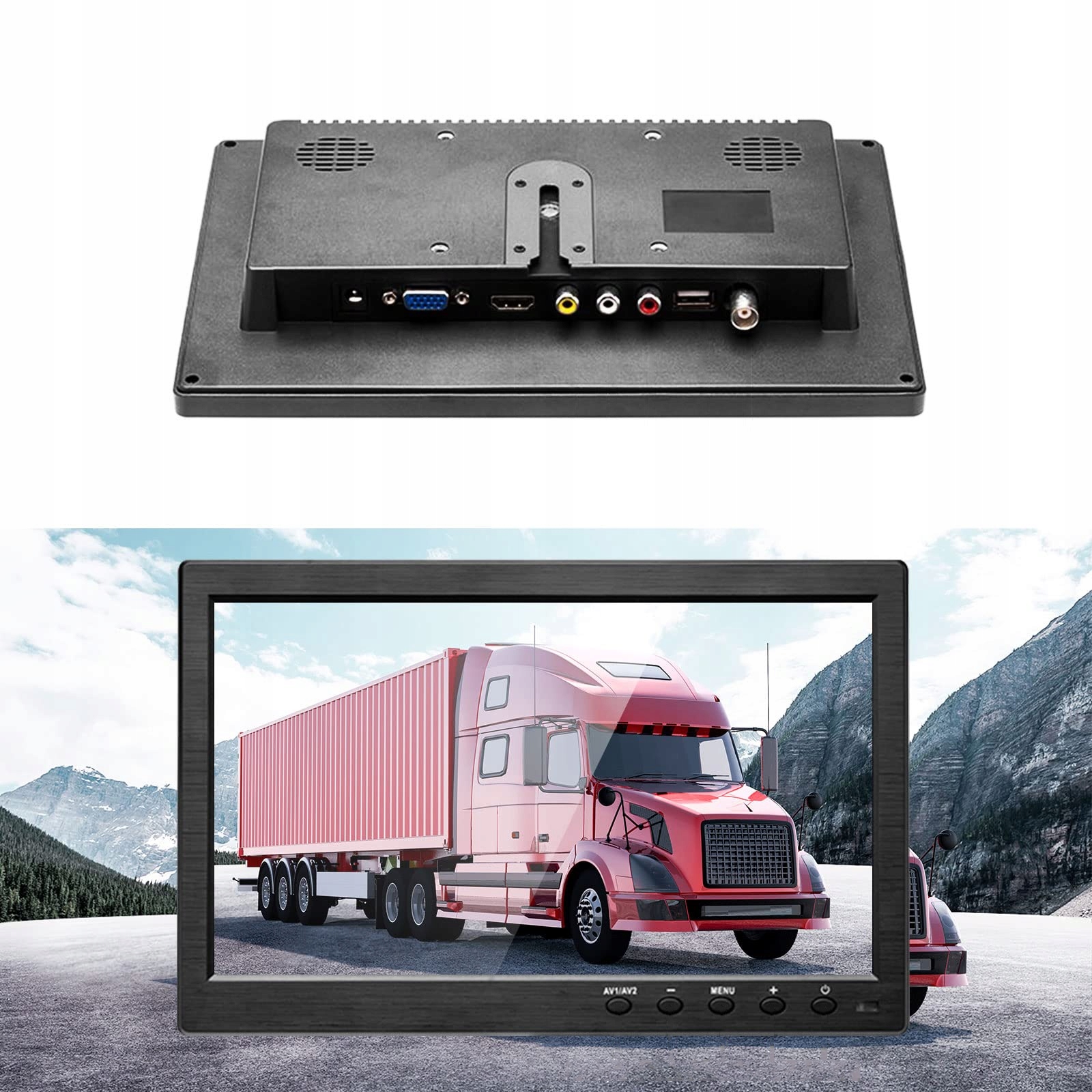 SAMOCHODOWY MONITOR LCD HD 10,1'' HDMI/BNC/VGA/AV Stan opakowania oryginalne