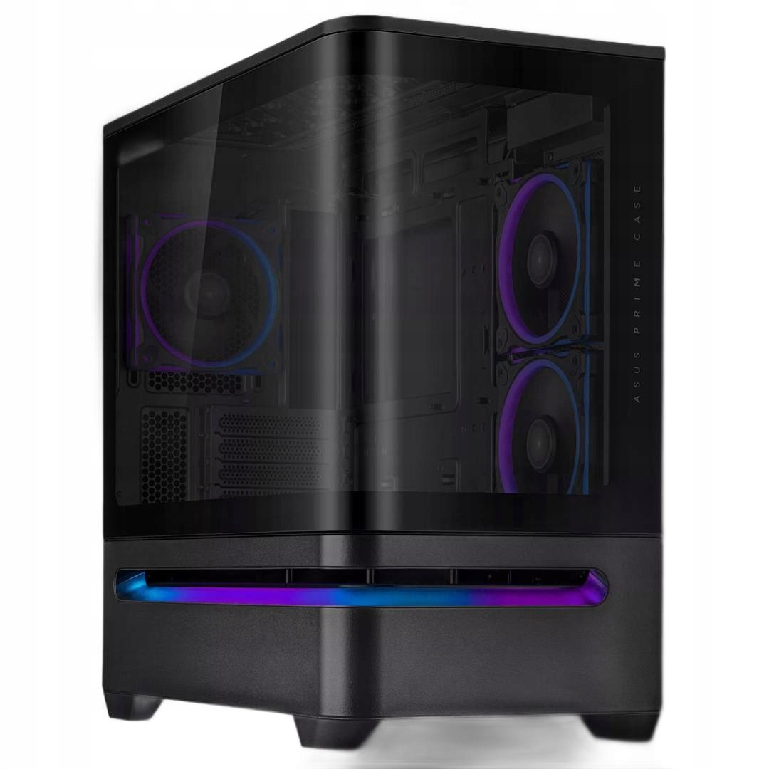 Počítačová Skriňa Asus Prime AP202 Tg Argb Midi Tower čierne