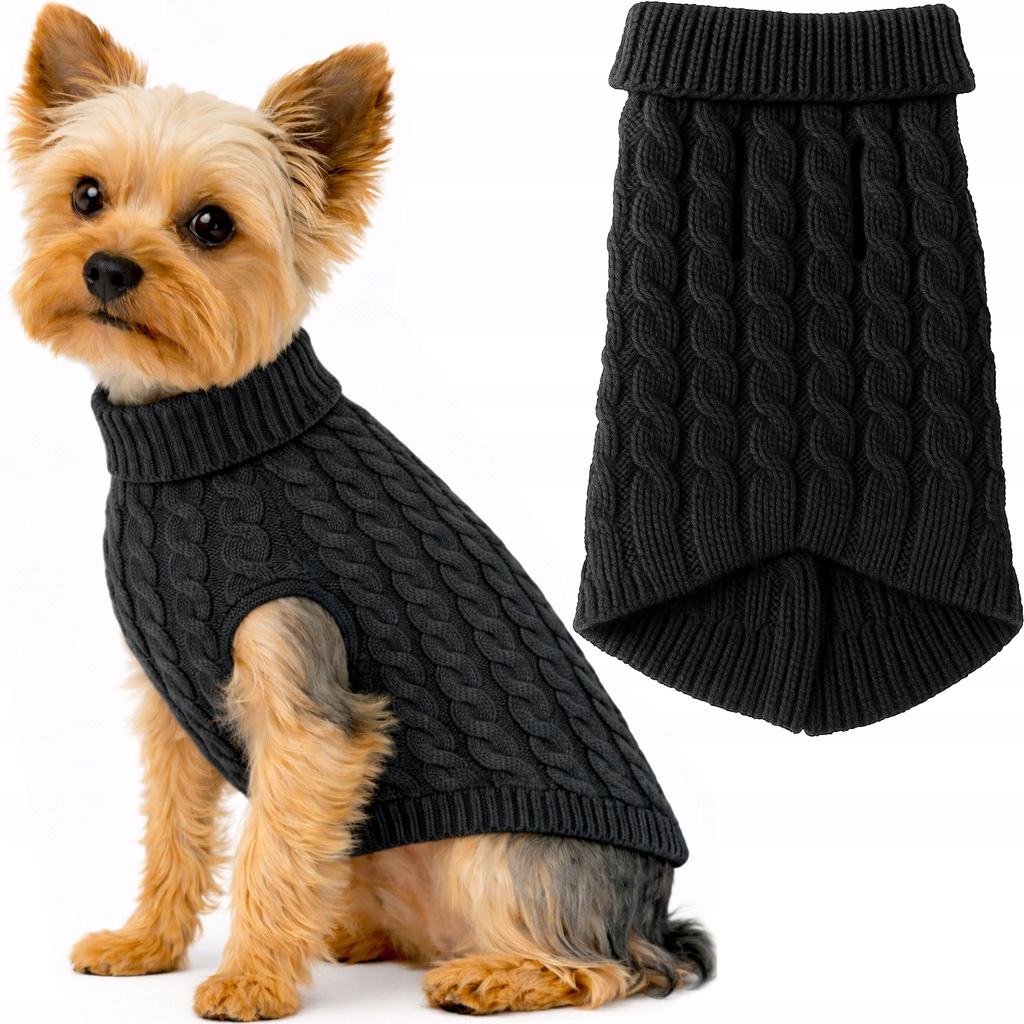 Oblečení pro psa kočku Teplý svetr Zimní svetr Oblečení na zimu Golf S