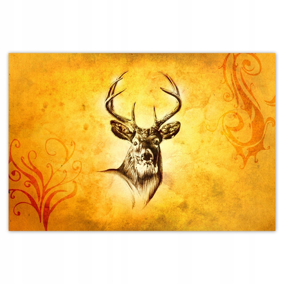 

Plakaty 93x62 Głowa jelenia z rogami