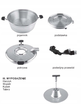 PRODIŻ PRL ELEKTRYCZNY PPG-92 PRUMEL GRATIS KABEL Moc 650 W