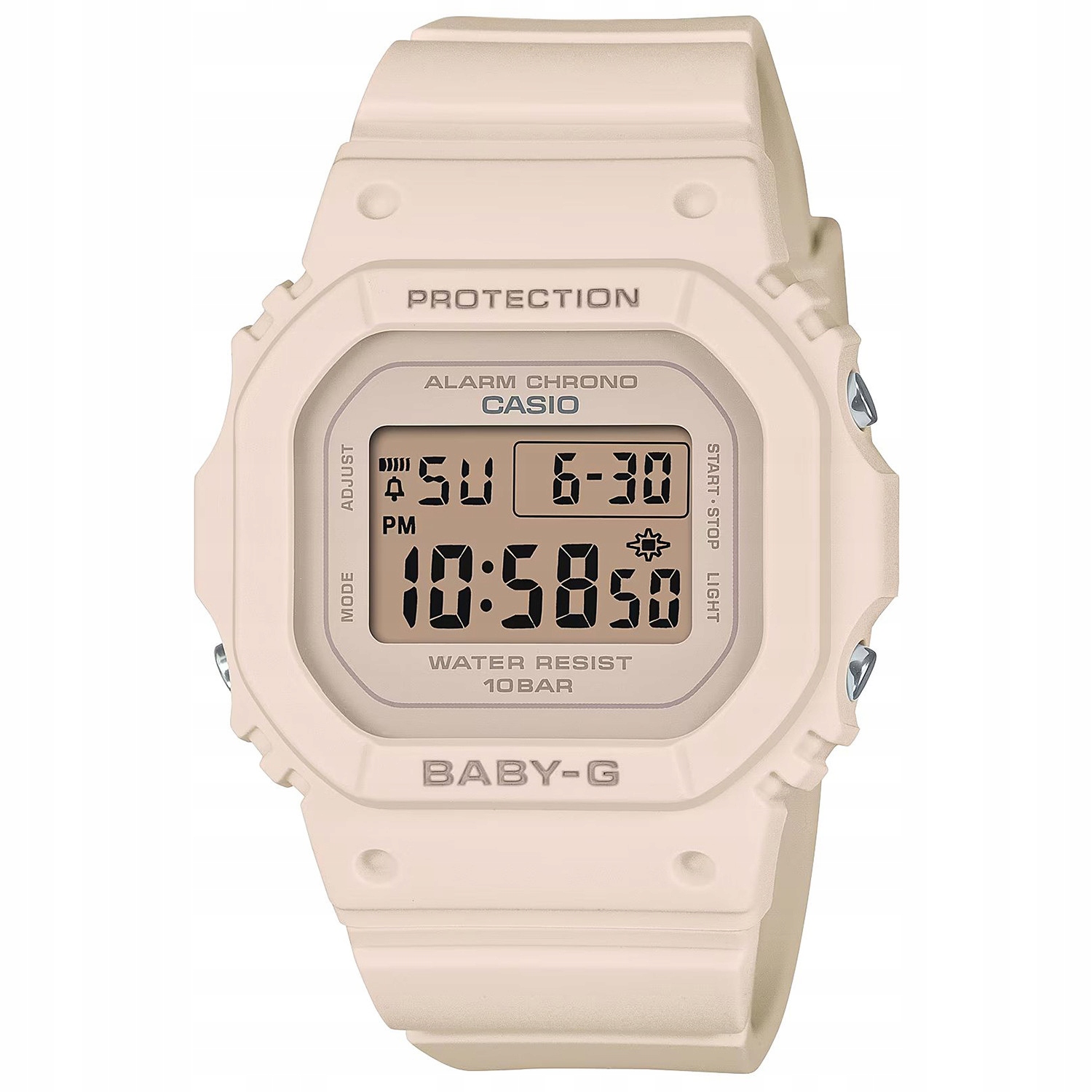 Dámské hodinky Casio Baby-G BGD-565U-4ER béžový řemínek