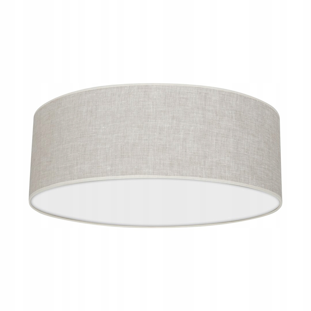 Stropná lampa Milagro Lino Biela Len 3xE27 IP20