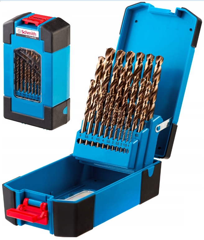 Schmith Komplet wierteł do metalu kobaltowych 25 szt.