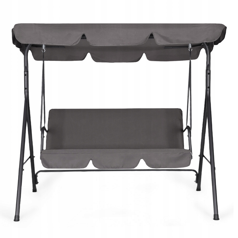 Zahradní Houpačka Multigarden 3-MÍSTNÁ Ocel Nastavitelná Stříška