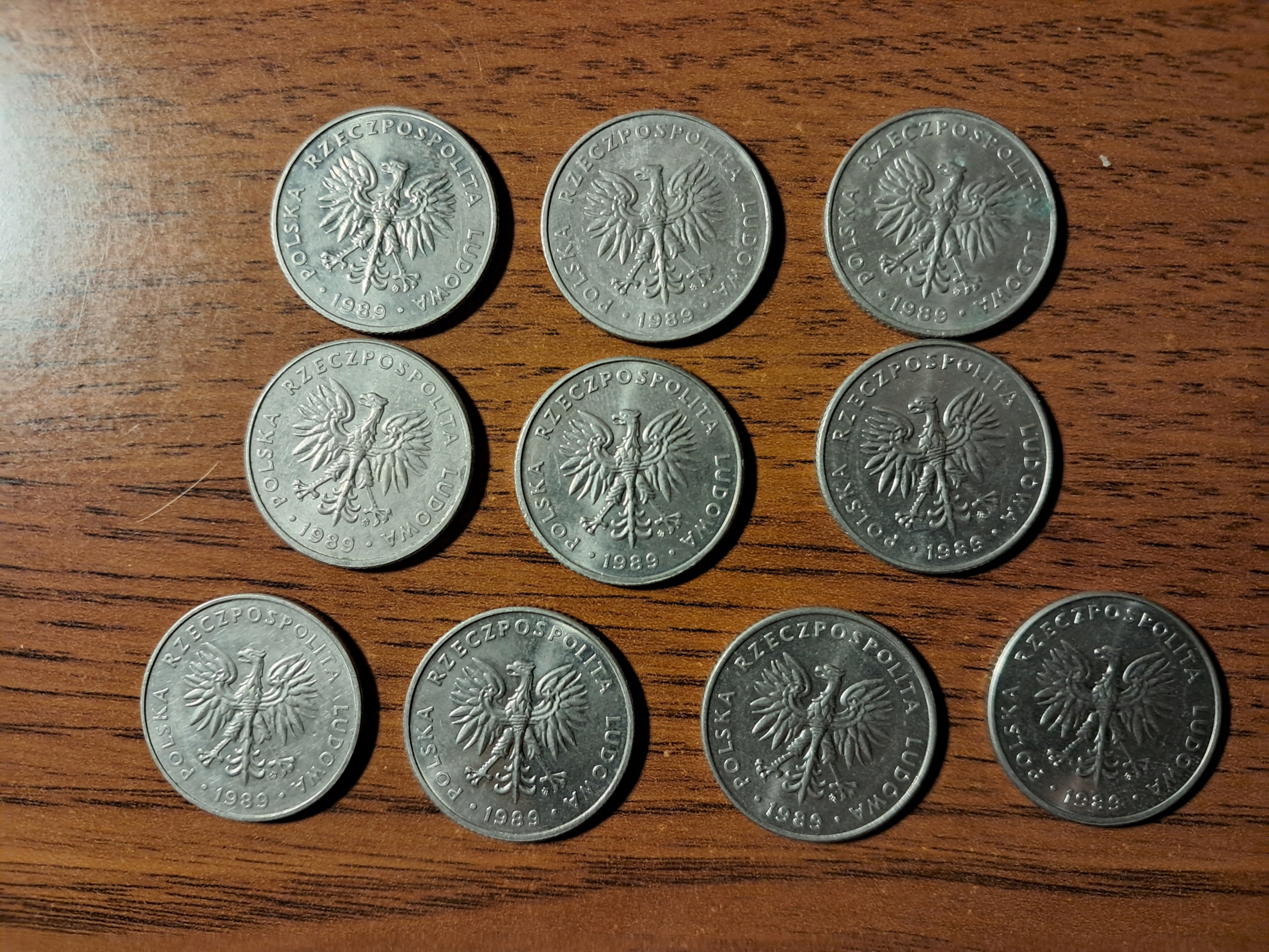 20 zł 1989r - 10 szt