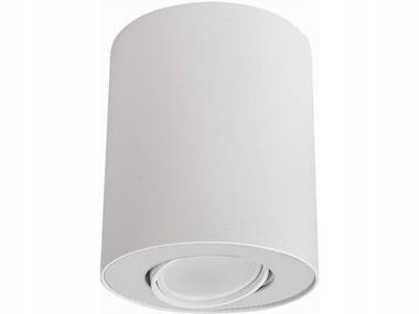 Set Bílé Pohyblivé Stropní Svítidlo Spot Tuba Nt 1X GU10/10W IP20 Ocel