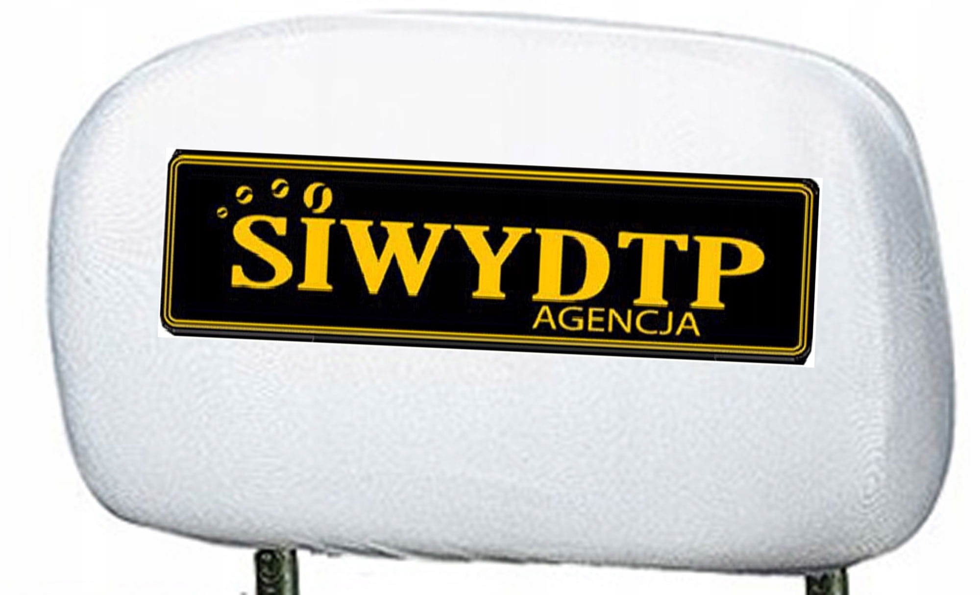 

Pokrowiec na Zagłówek reklamowy Własnym Nadrukiem