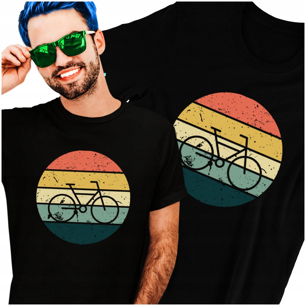 

Koszulka Rower Vintage Rowerem Bike M