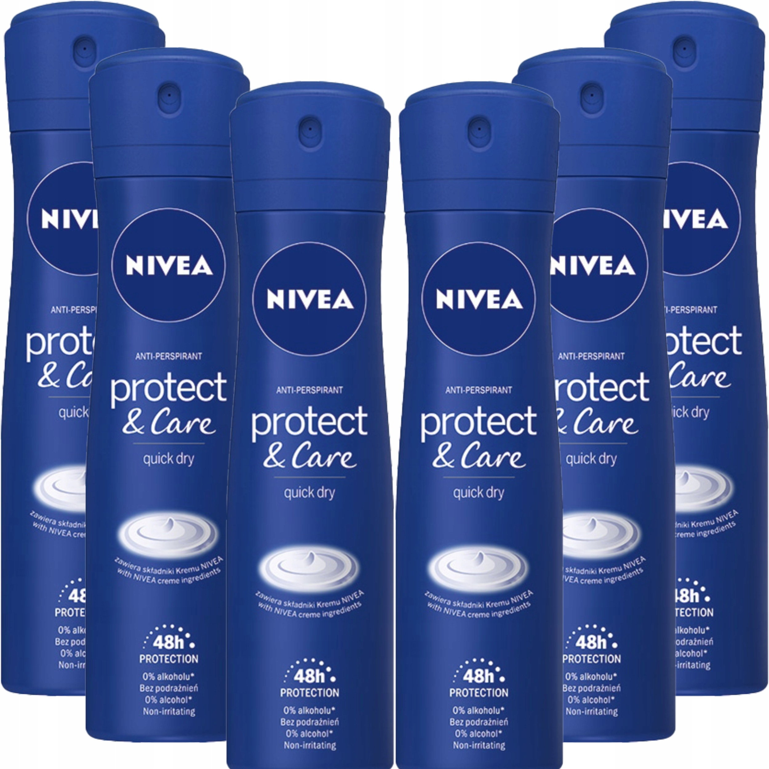 

Nivea Antyperspirant Protect & Care 6*150 ml