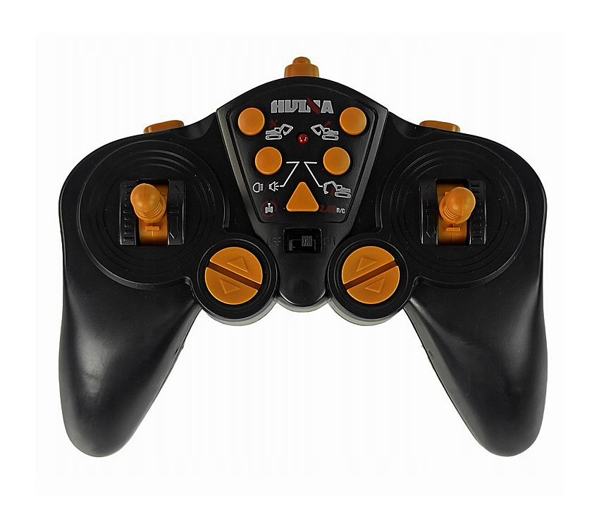 MOCNA KOPARKA ZDALNIE STEROWANA GĄSIENICOWA RC + CHWYTAK 2w1 METAL + PILOT Baterie AKUMULATOR