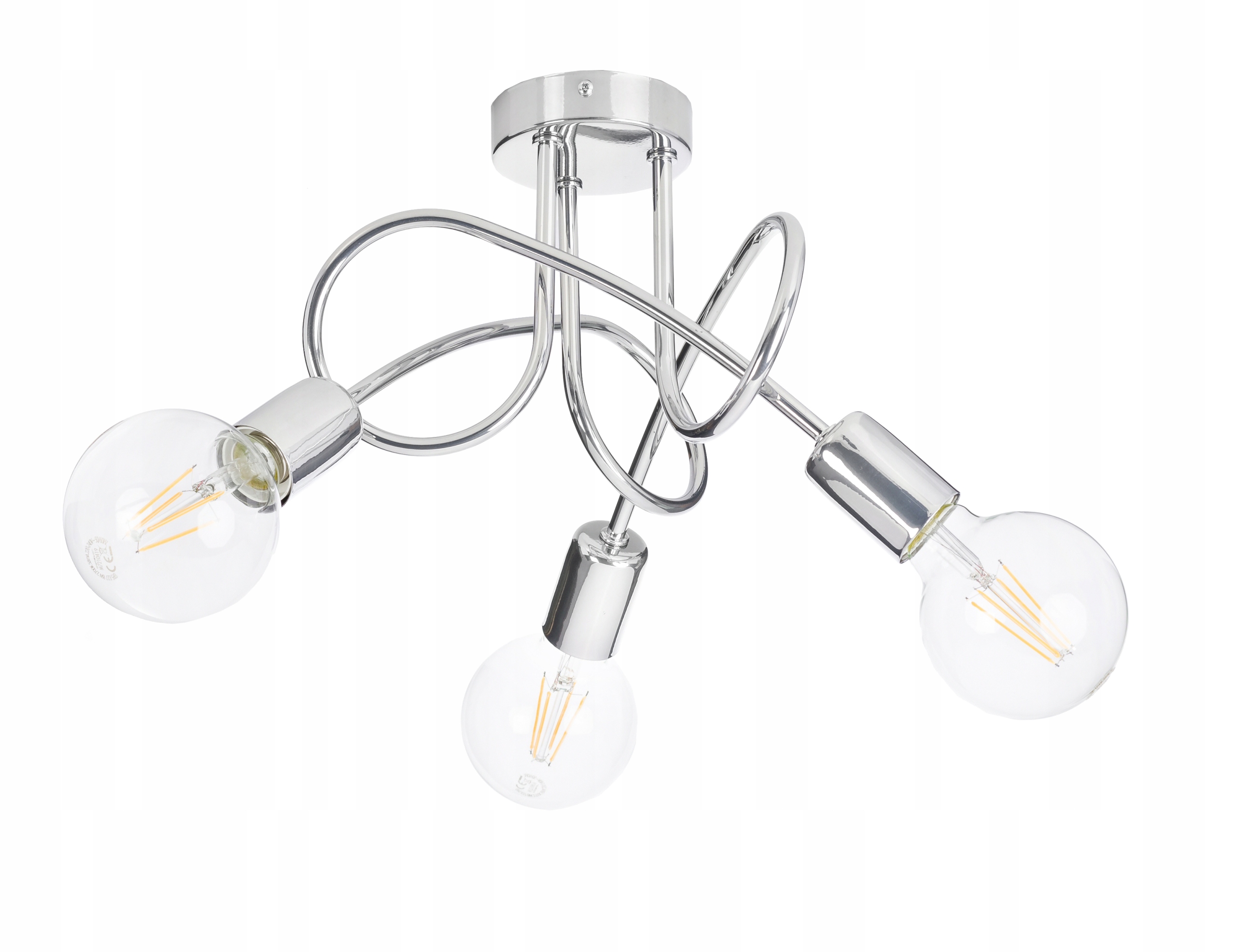 

Lampa sufitowa żyrandol loft na 3x E27 edison