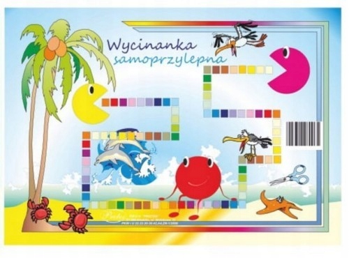 

Wycinanka samoprzylepna A5 kolorowa 8 kol. Protos