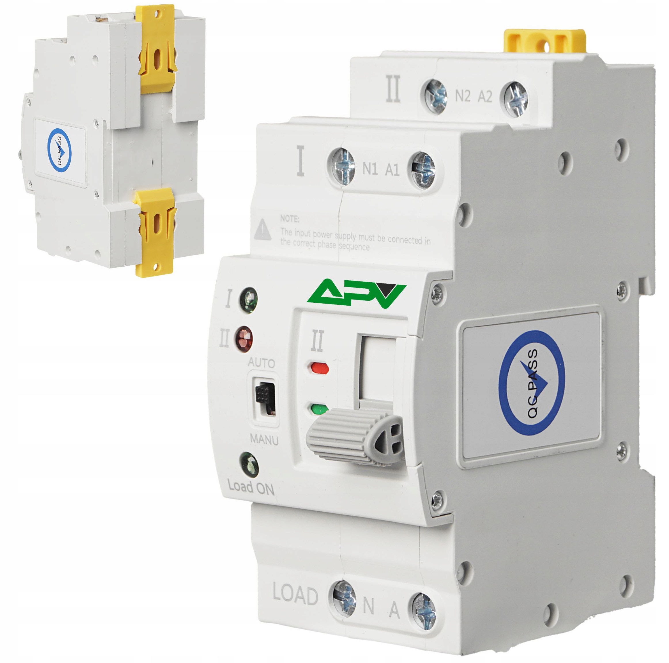 Automatyczny Przełącznik Zasilania 1-FAZOWY Do Fotowoltaiki Pv 2P 63A