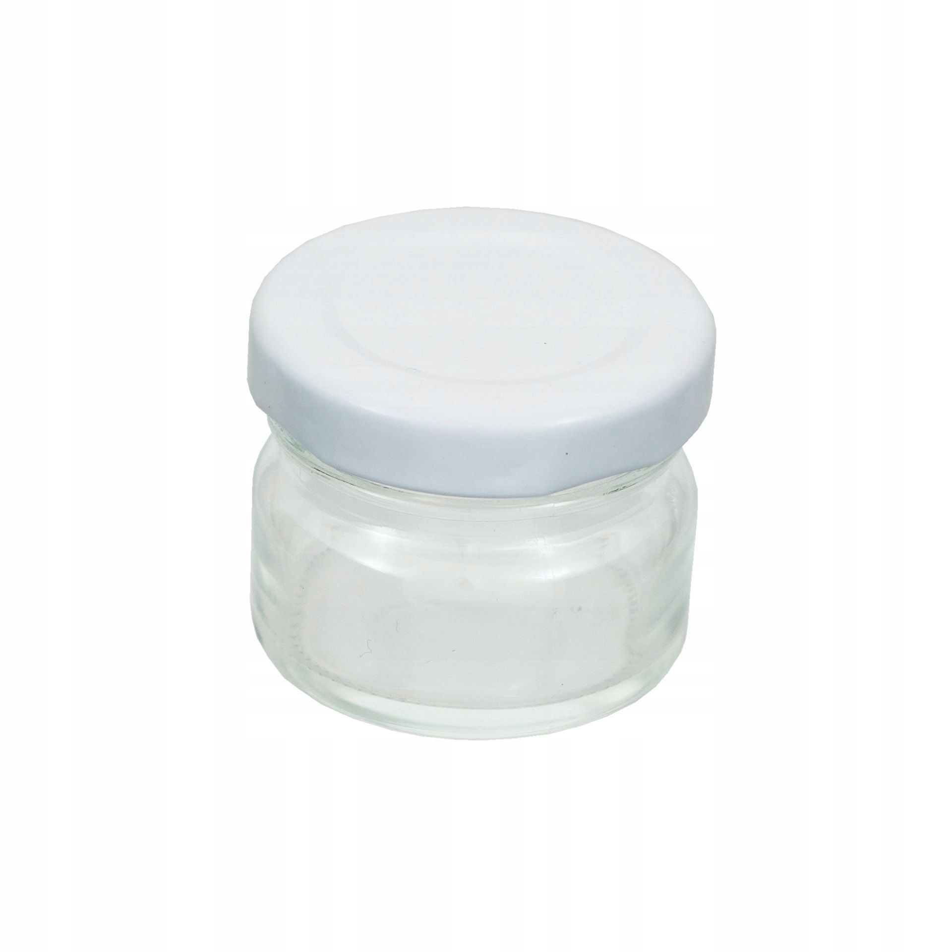 

30x słoik 30ml z nakrętką biała ślub wesele