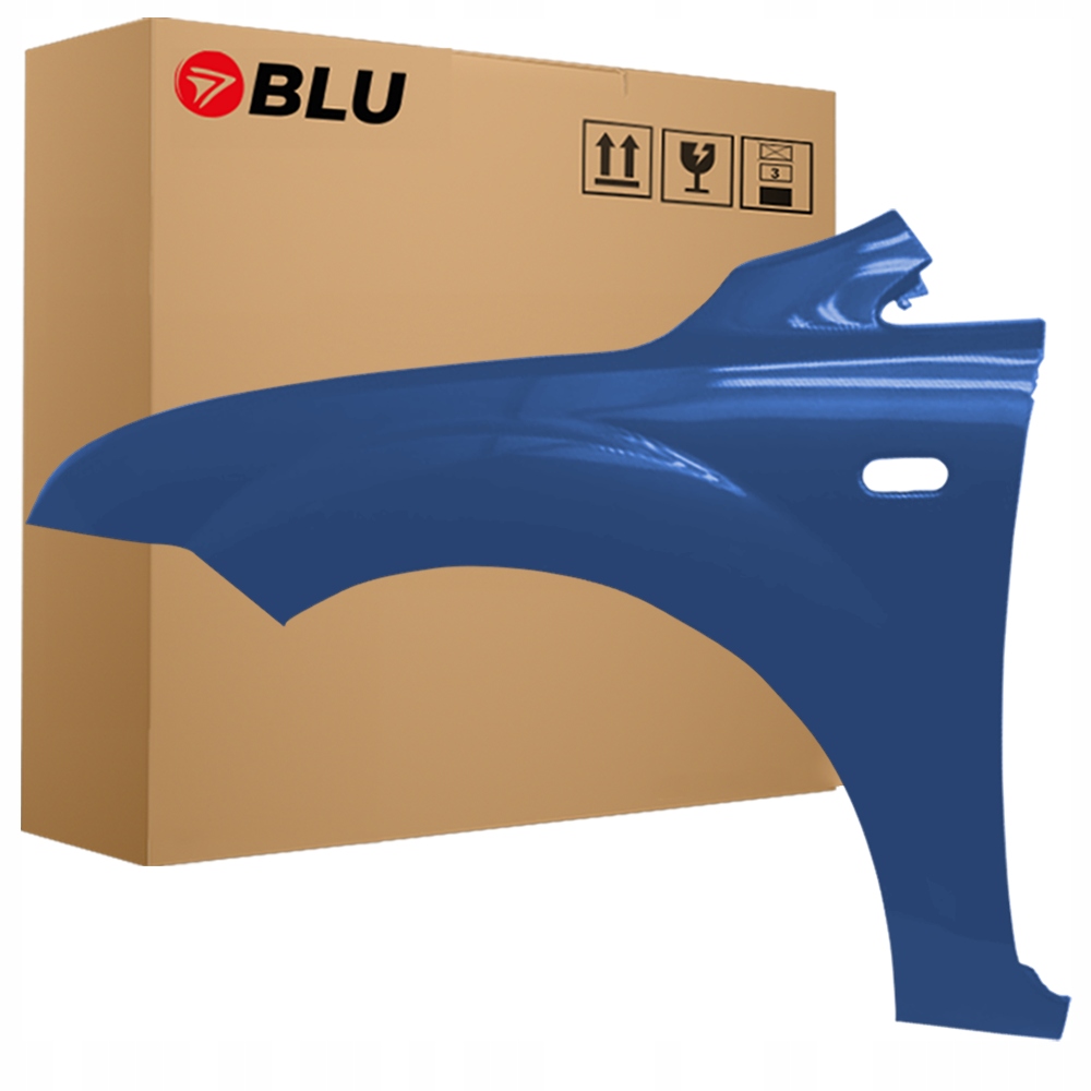 Blu Blatník Ford Focus MK2 5DVE levý modrý 04-08 přední JeansBlue