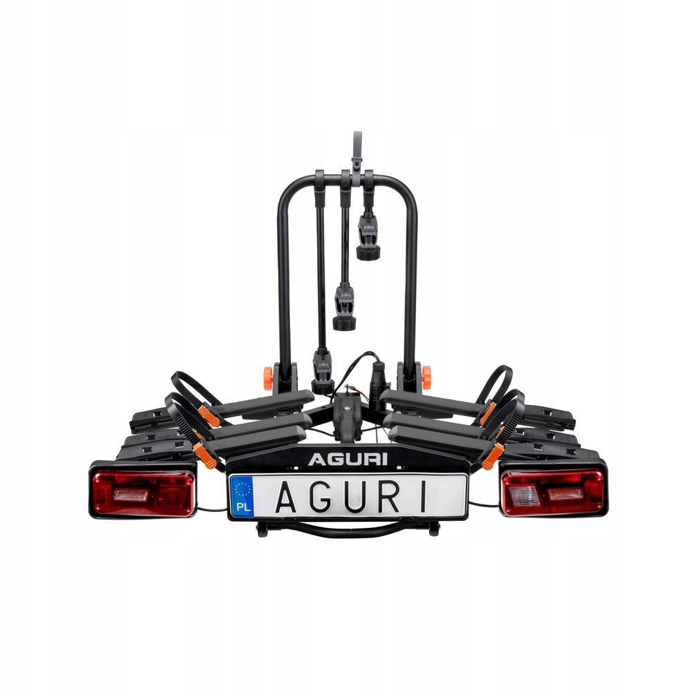 AGURI KRAB BAGAŻNIK NA 3 Rowery na Hak BLACK - NOWOŚĆ Kod producenta 50801