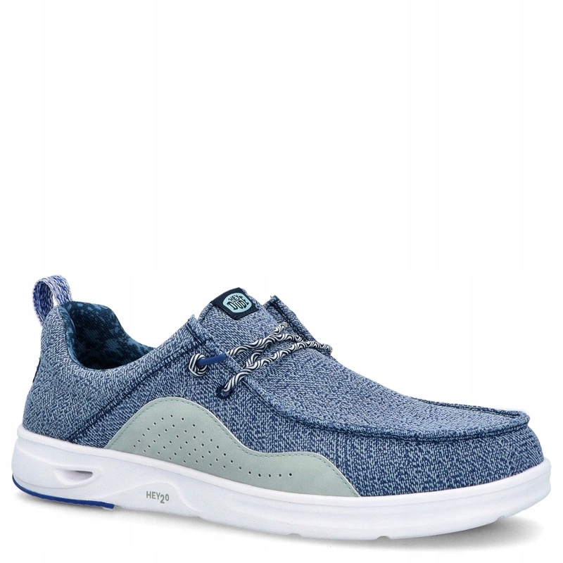 Lehké pánské polobotky Hey Dude Wally HEY20 Mesh Modré 41