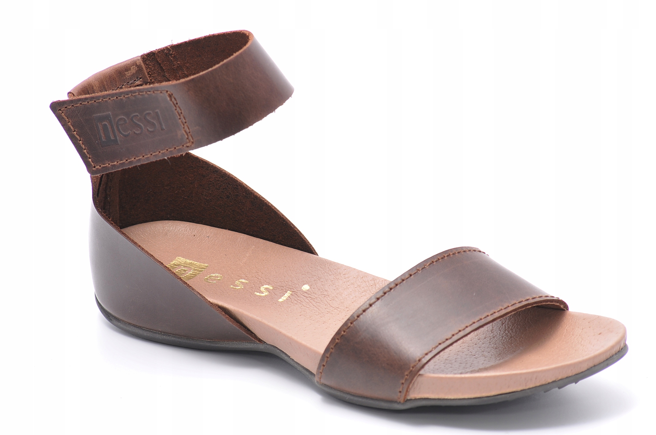 Sandály Nessi 50004 Hnědé 114 Velikost 41
