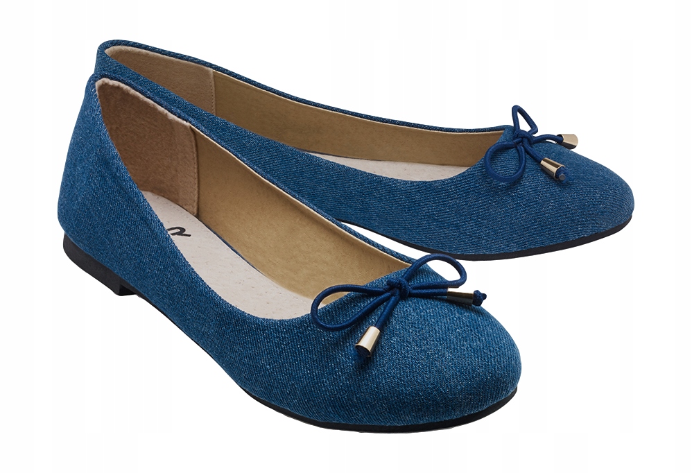 

Buty Baleriny Damskie jeans Granat *36