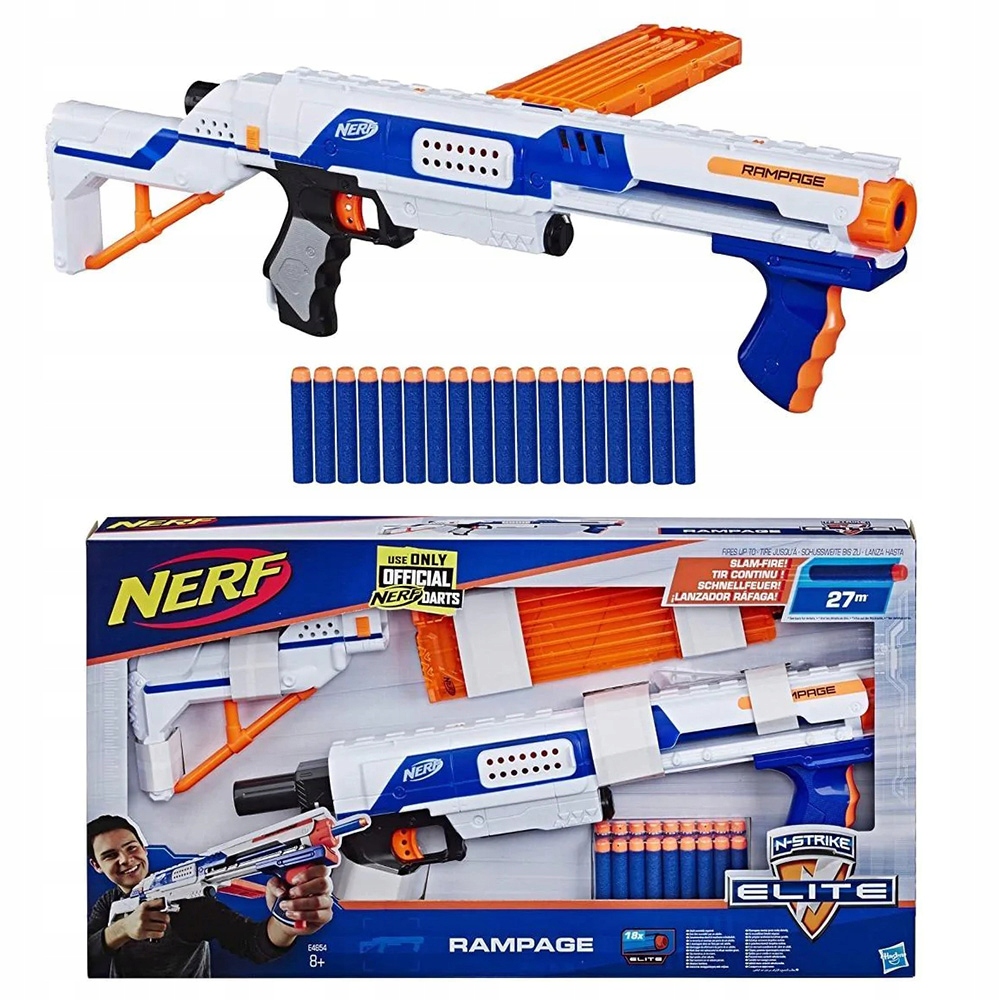 

Nerf N-strike Elite Wyrzutnia Rampage E4854