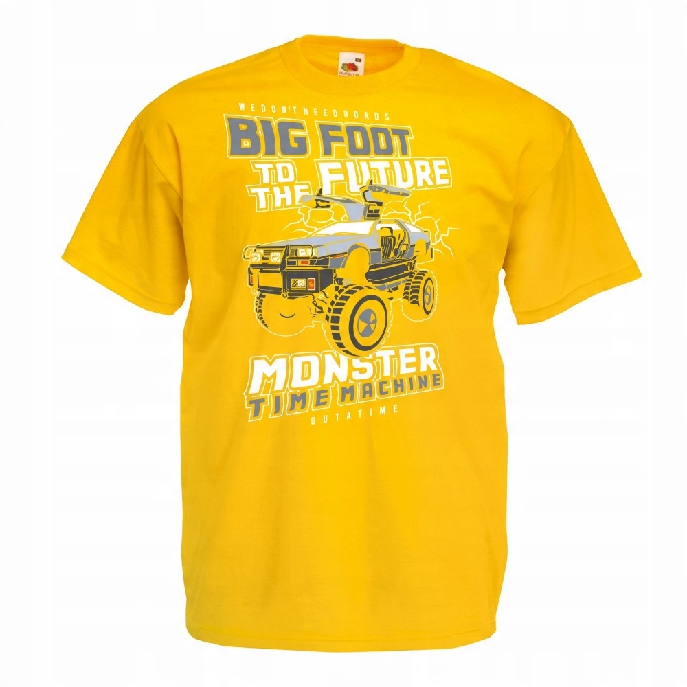 

Koszulka monster truck auto samochód S żółta