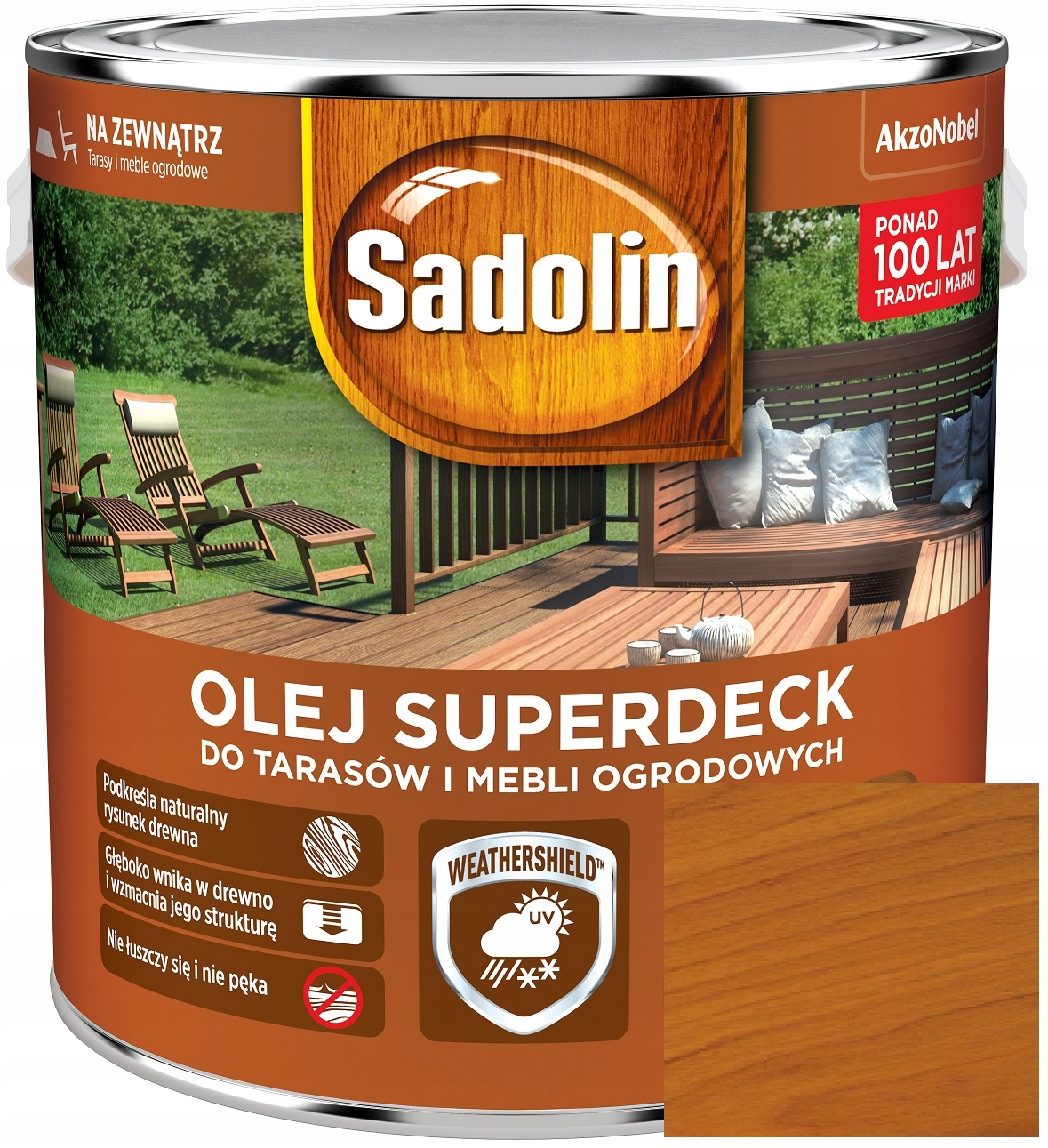 Sadolin Superdeck Olej Do Drewna I Tarasów Dąb 2.5L