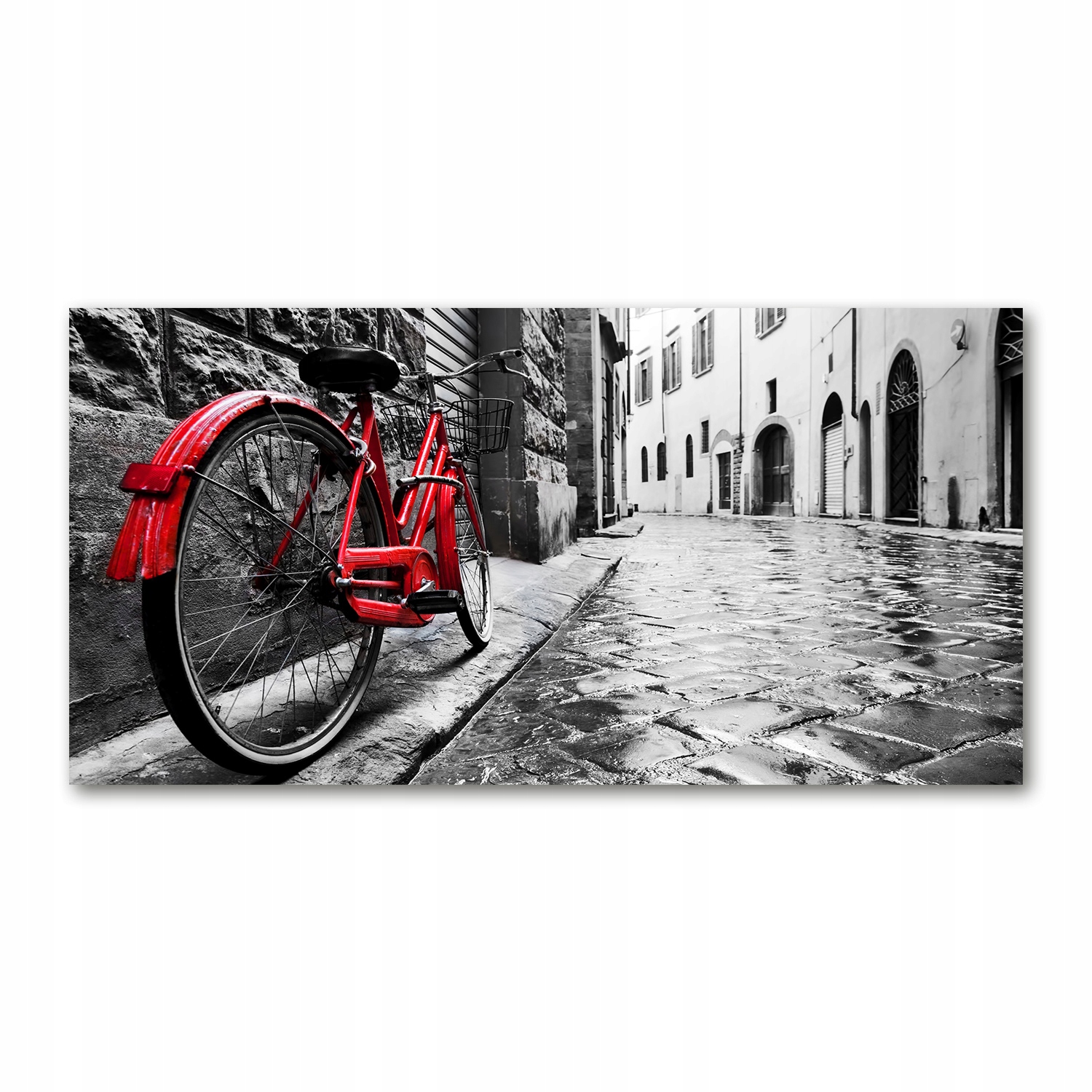 

Foto obraz akryl zdjęcie Czerwony rower 120X60 cm