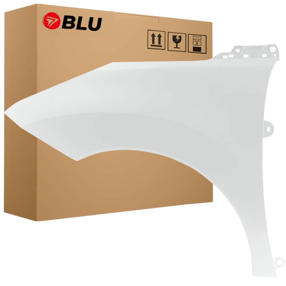 Blu Blatník Peugeot 3008 Kwe levý bílý 09-16 přední BlancNacre