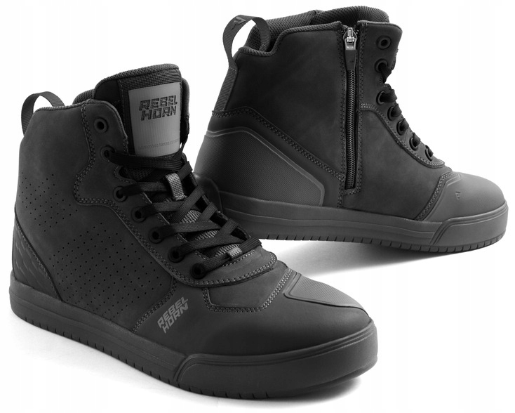 Rebelhorn Spike Wp Black Pánske Motocyklové Topánky Odolné Voči Vode Čierne Mestské