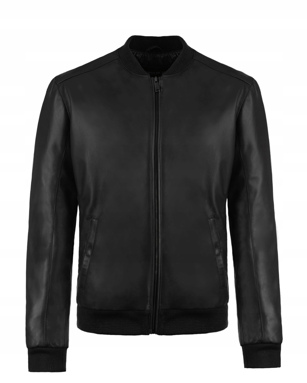 Černá Pánská Kožená Bunda Bomber Garry XL