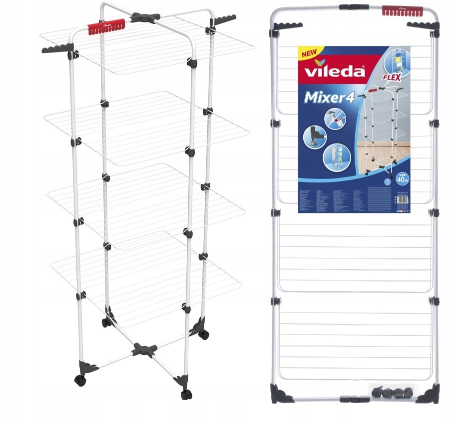 

Suszarka do ubrań Vileda Mixer 4 8skrzydeł wieżowa