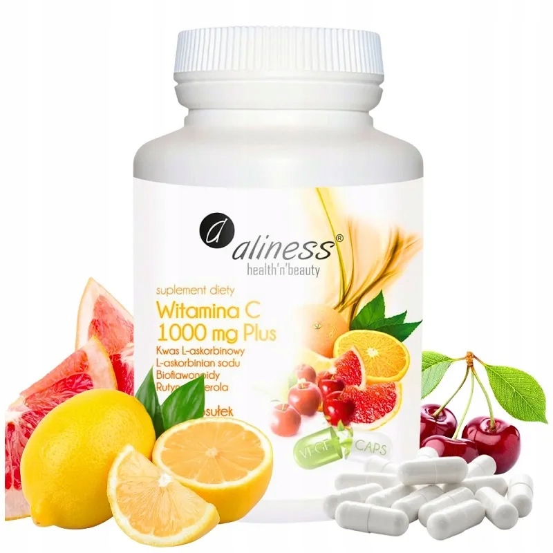 Aliness Witamina C 1000mg Plus - Niska cena na Allegro