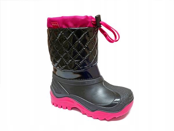 

Ren But Muflon 32-478 Śniegowce Czarny Róż R 33/34