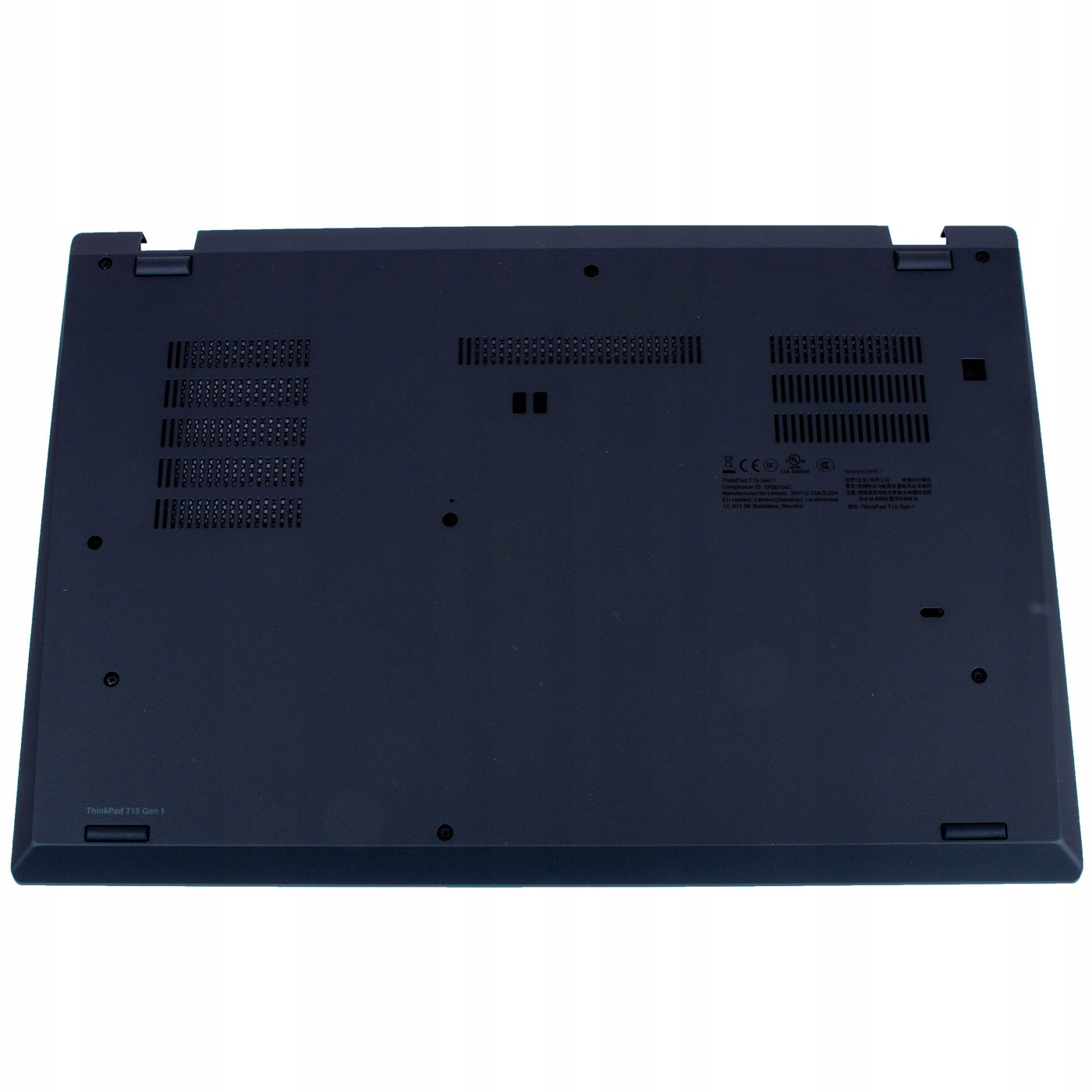 Spodní kryt Lenovo ThinkPad T15 1 generace base cover nový černý