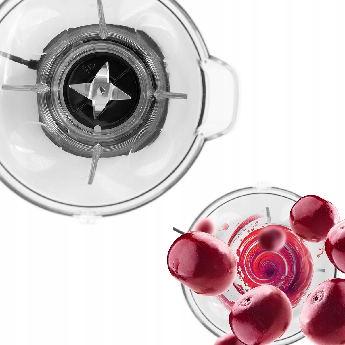 BLENDER KIELICHOWY DO KOKTAJLI 1200W 2x BIDONY 1000 ml / 570 ml / 400 ml Waga produktu 1.2 kg