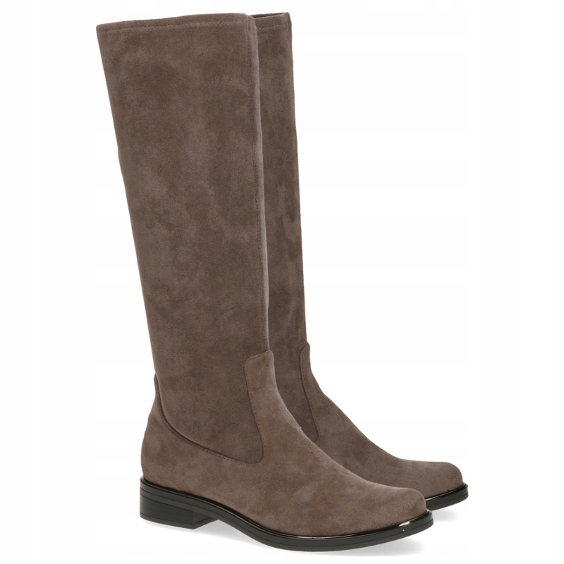 Dámské vysoké kozačky Eko Caprice 9-25512-41 306 Cafe Stretch Vel. 39