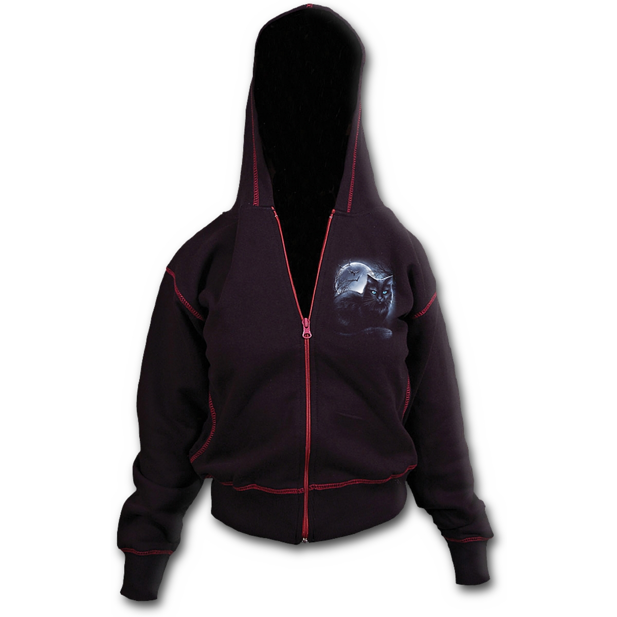 Kočka Bat Cat Vampir Mikina Dámská od firmy Spiral vel M Gothic Originál