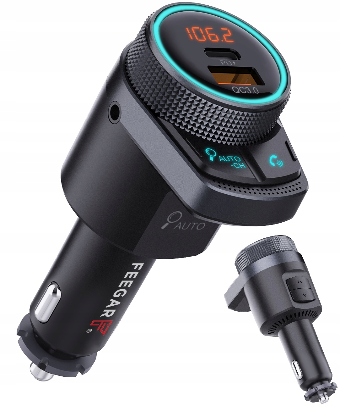 

Transmiter Fm Feegar QC3.0 38W AutoSearch Aux
