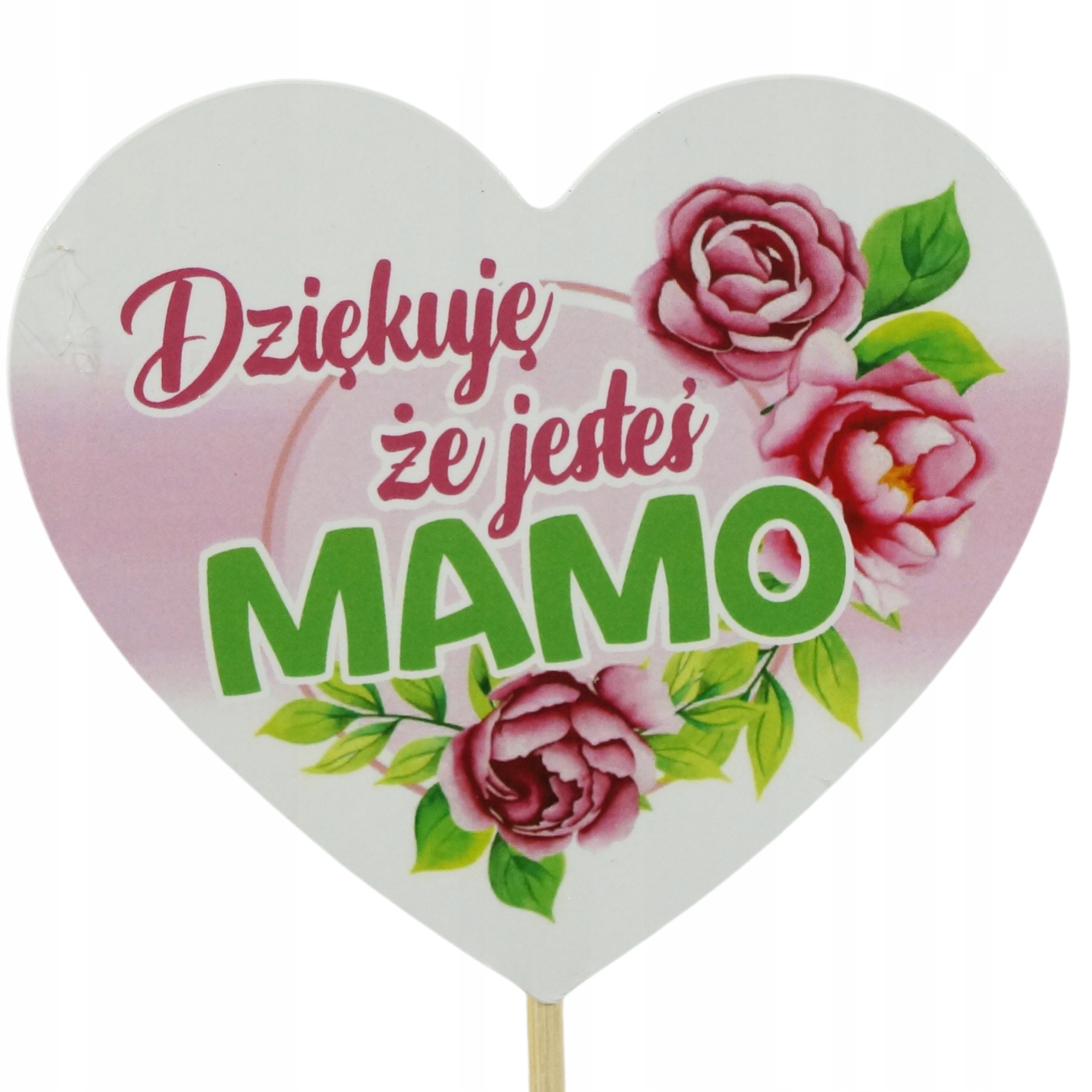 

Topper napis na piku ozdoba na Dzień Matki 29 cm
