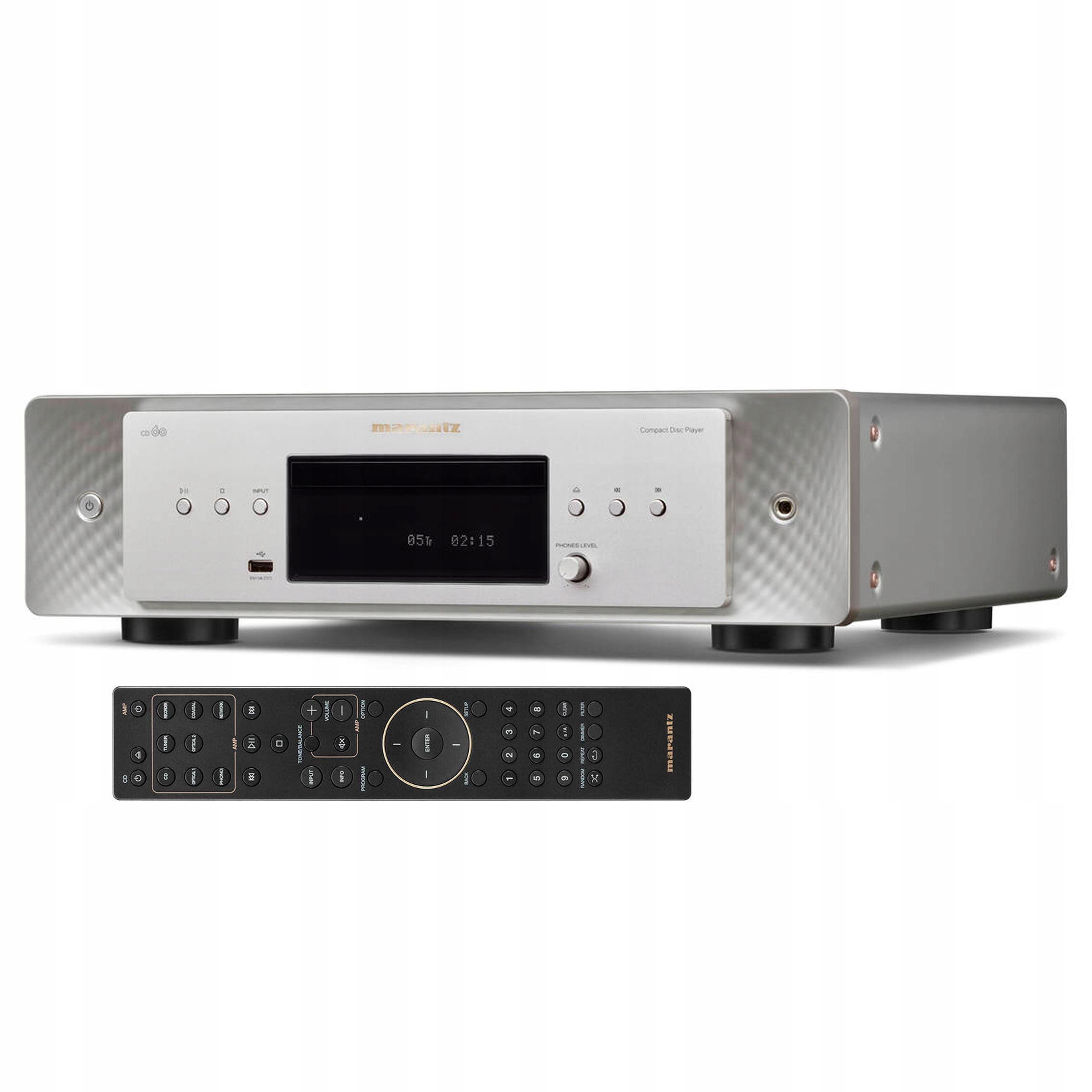 Marantz CD60 CD 60 Odtwarzacz Płyt CD Multimedialny Z Usb Silver Gold